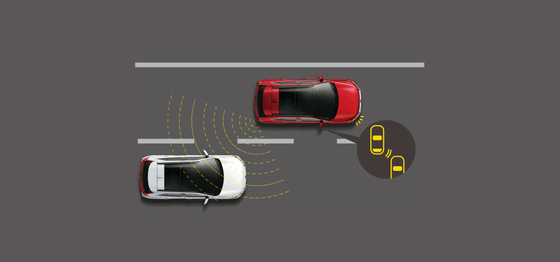 BSW 盲點偵測系統 / LCA 車道變換輔助＋RCTA 後方來車警示系統